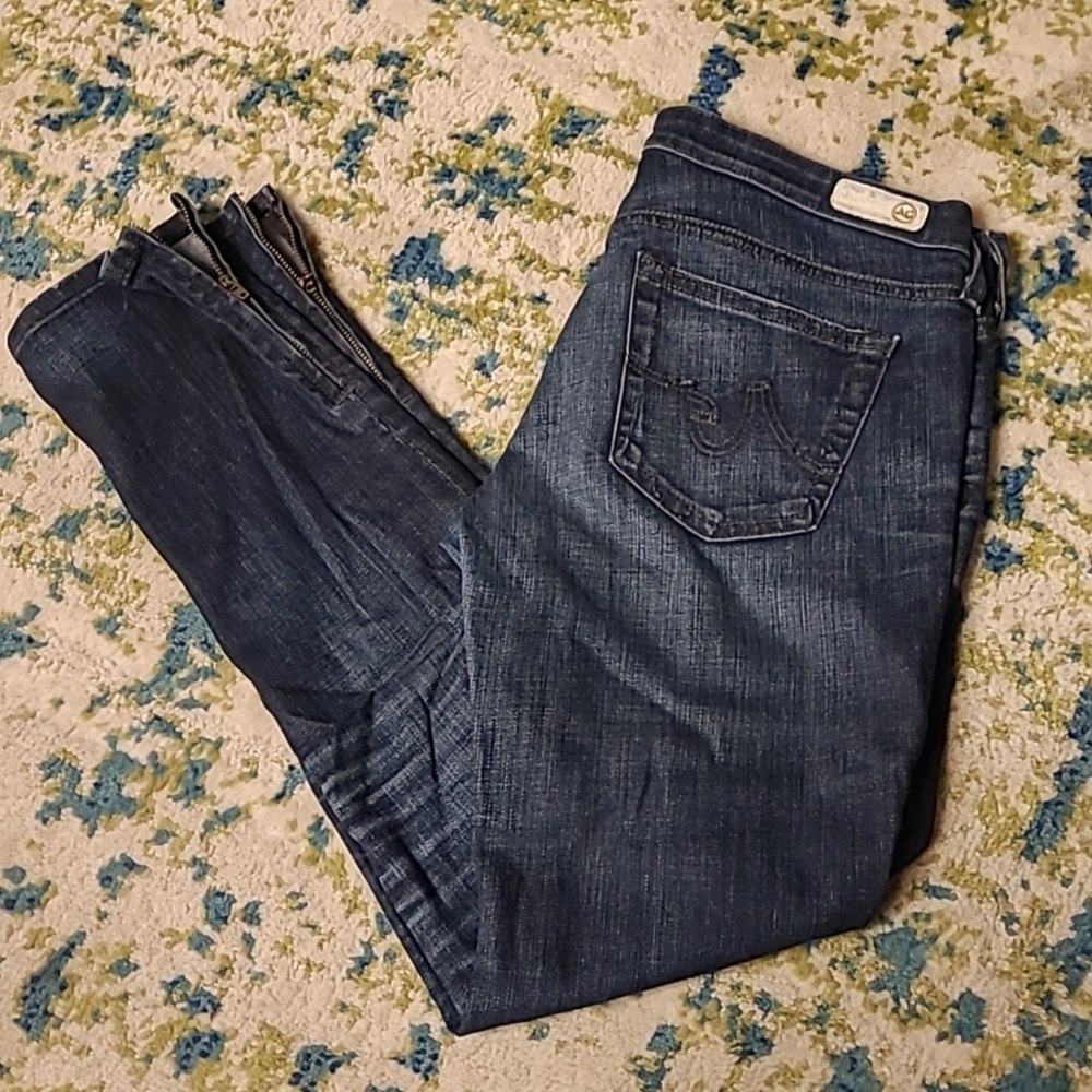 AG Adriano Goldschmied Zip Legging AGed jeans 28